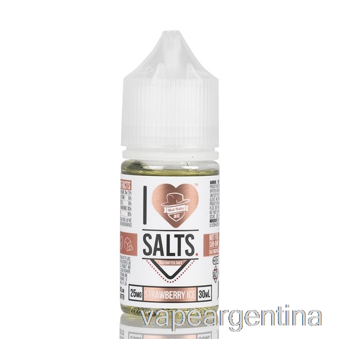 Helado De Fresa - I Love Salts - 30ml 25mg Vape Descartable